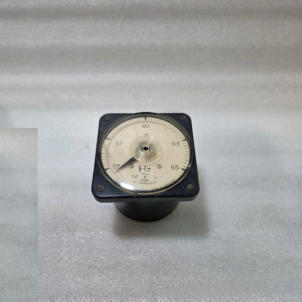 KYONGBO ELECTRIC WA-H1 AC FREQUENCY METER 55–65 HZ PANEL METER WITH INTERNAL
