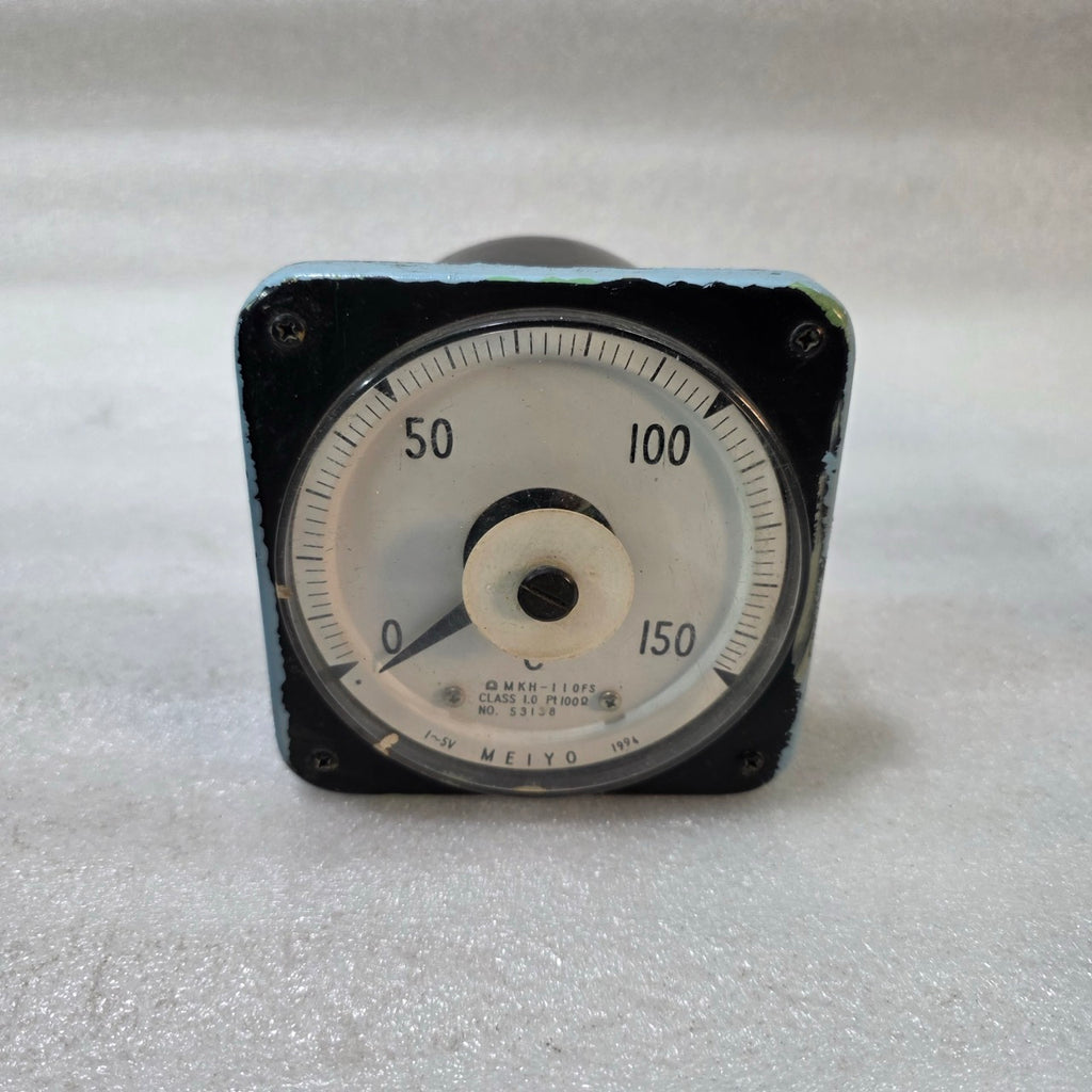 MEIYO MKH-110FS ANALOG TEMPERATURE PANEL METER 0–150°C PT100 INDUSTRIAL GAUGE