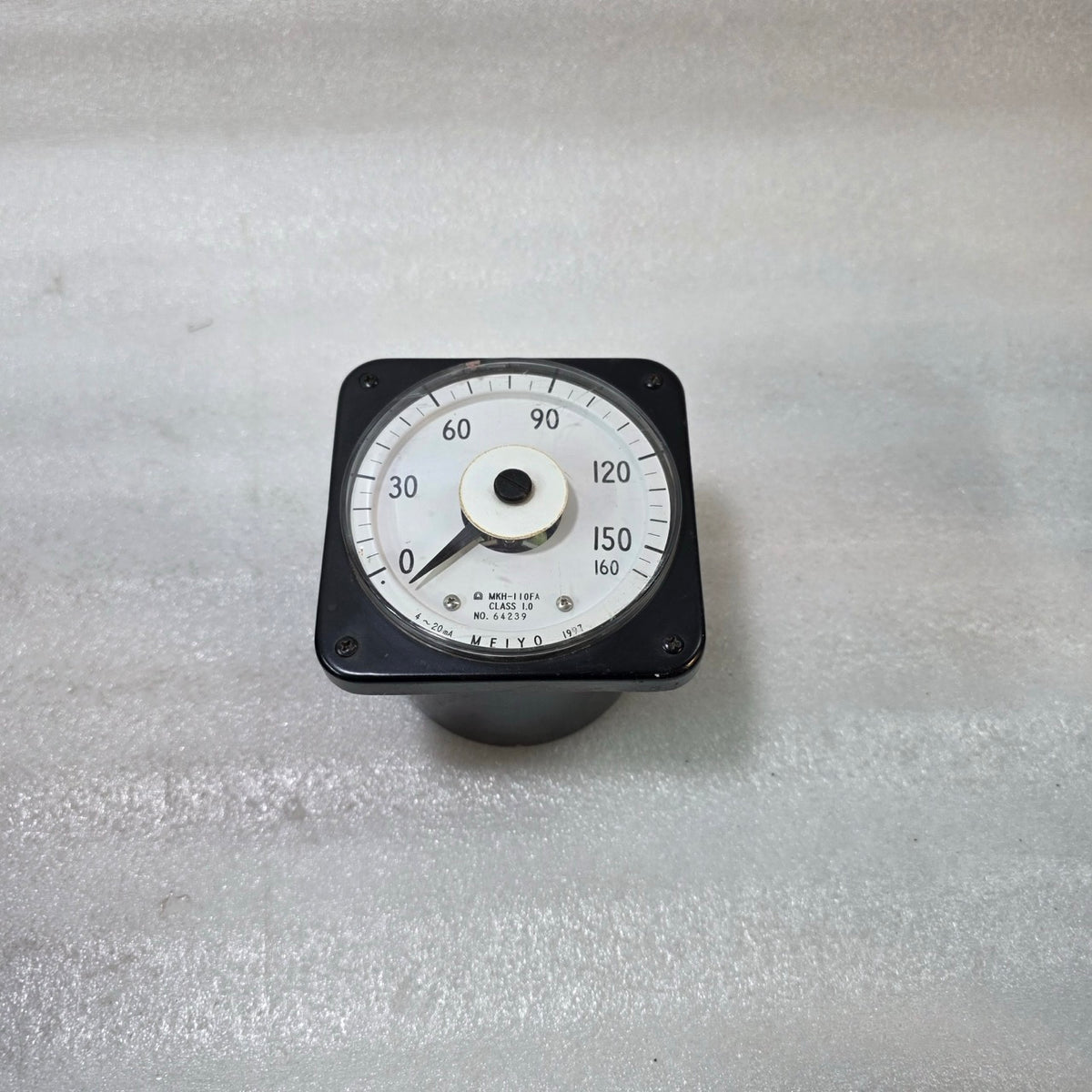 MEIYO MKH-110FA ANALOG TEMPERATURE PANEL METER 0–160°C 4–20MA INDUSTRIAL GAUGE