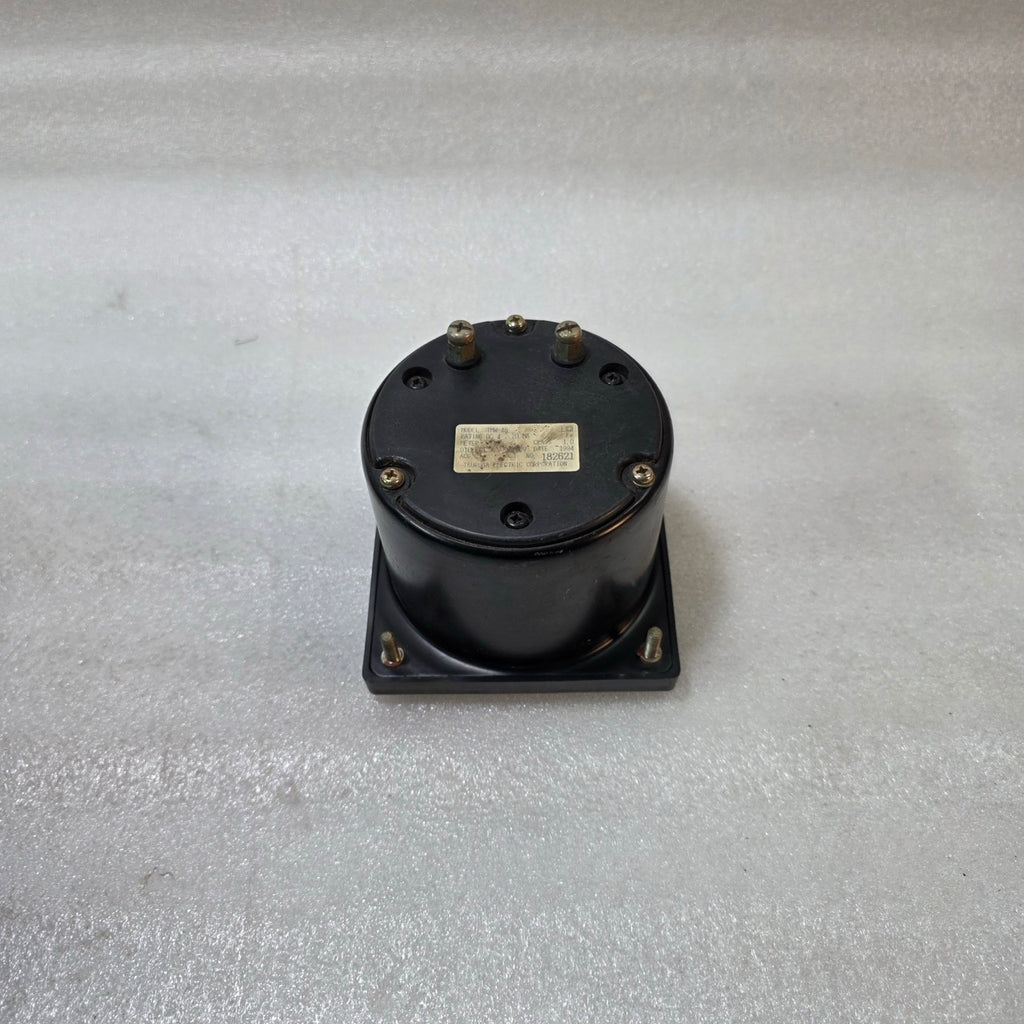 TSURUGA ELECTRIC TMW-4B STROKE RATE INDICATOR 0–60 STROKE/MIN ANALOG PANEL METER