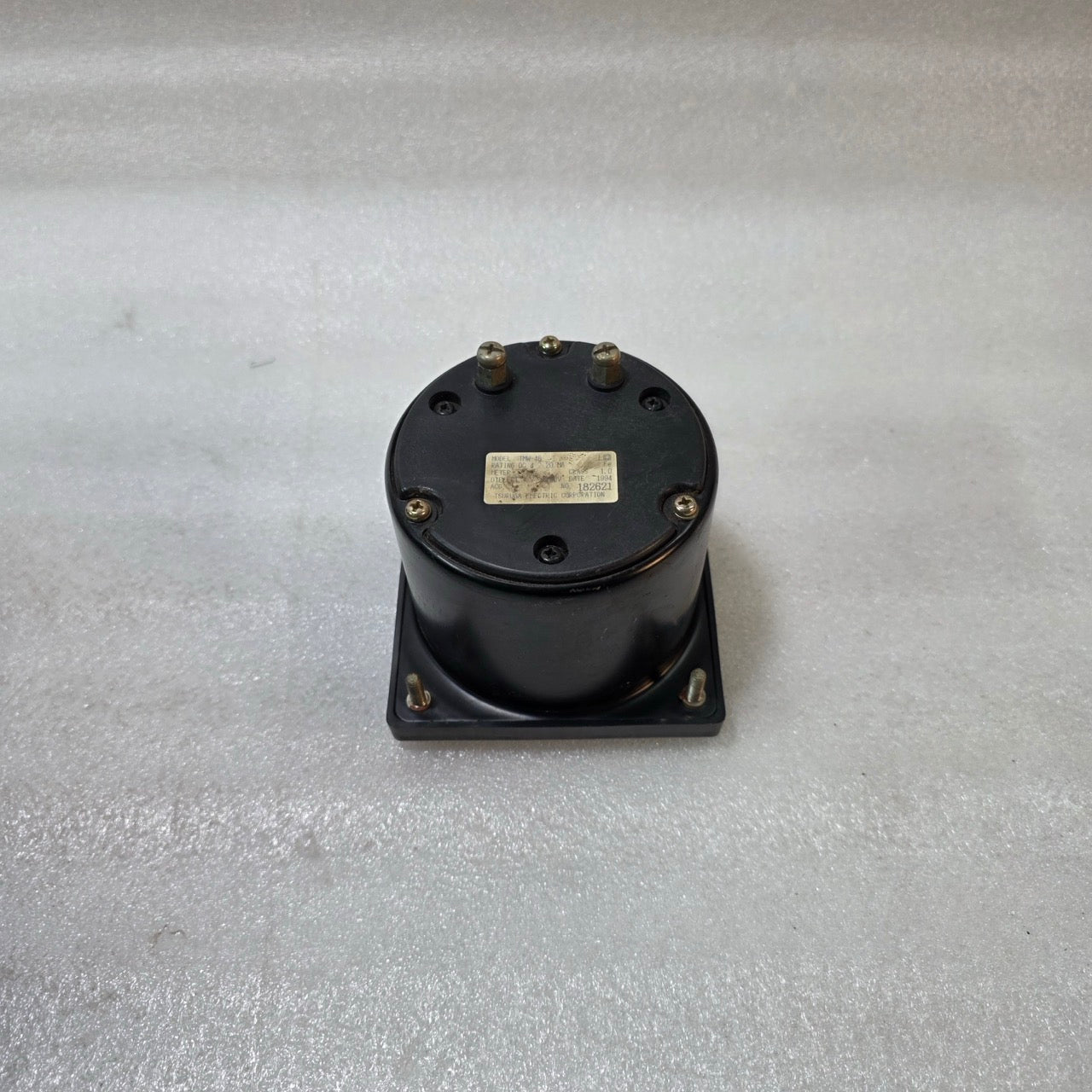 TSURUGA ELECTRIC TMW-4B STROKE RATE INDICATOR 0–60 STROKE/MIN ANALOG PANEL METER