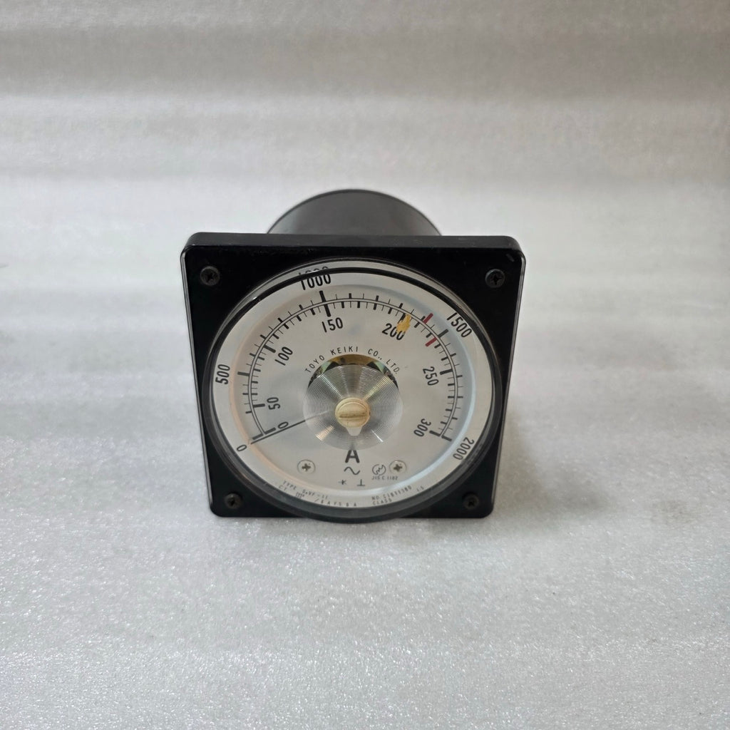 TOYO KEIKI SEVF-11 AC AMMETER PANEL METER CT 2000/300:5A DUAL SCALE 0-300 / 0-20
