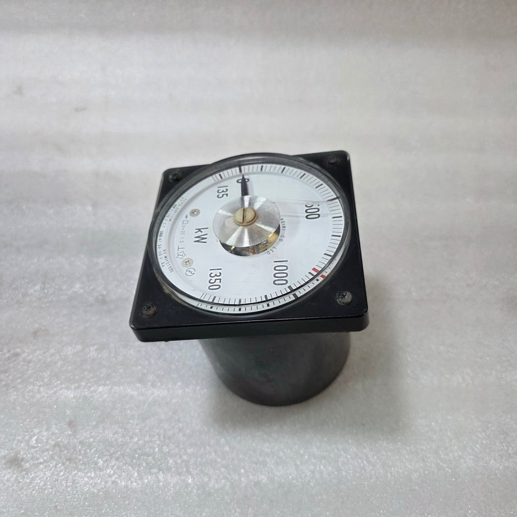 TOYO KEIKI EVF-11N ANALOG KILOWATT PANEL METER 0–1350 KW VT 460/115V CT 2000/ 5A
