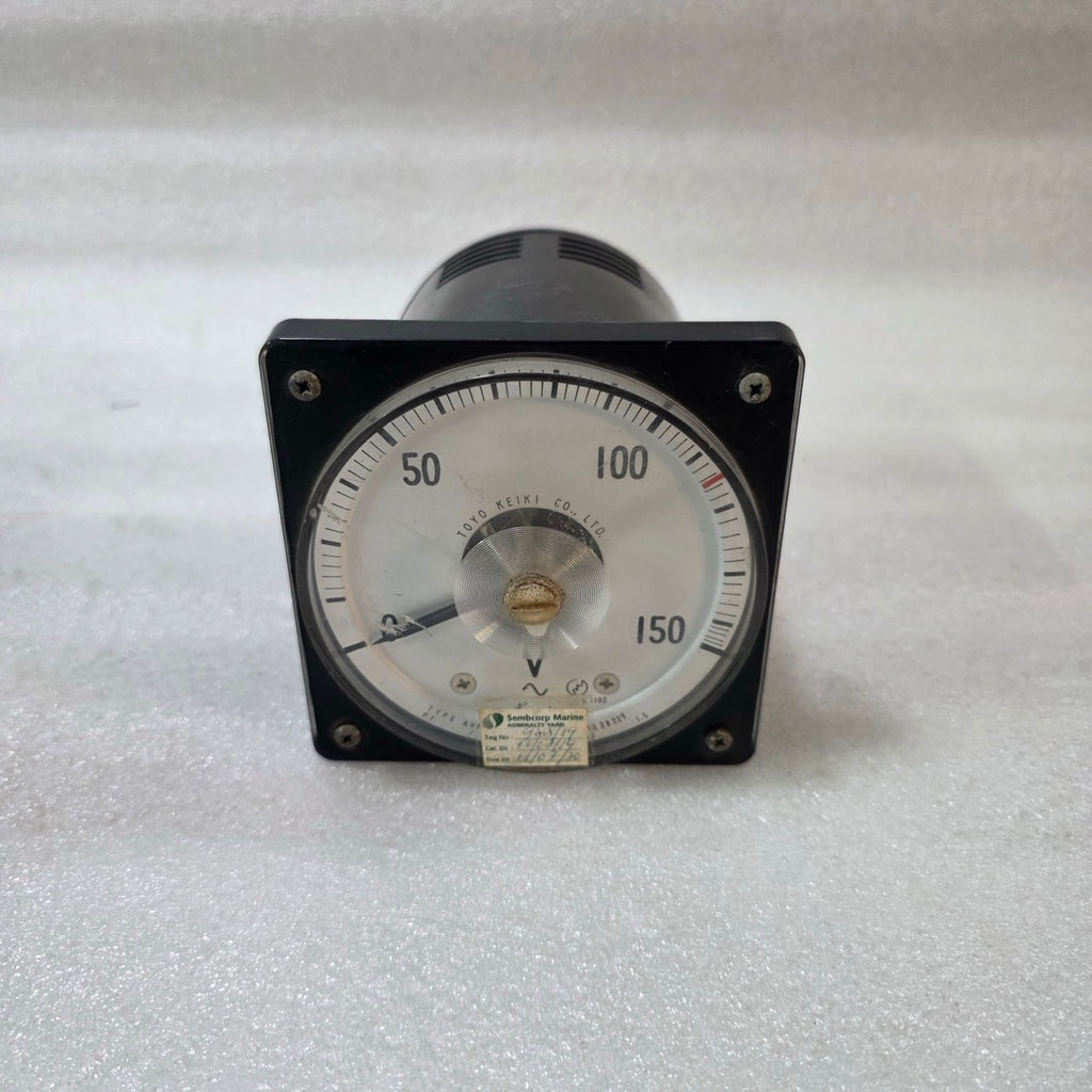 TOYO KEIKI AVF-11 AC VOLTMETER 0–150V ANALOG PANEL METER CLASS 1.5 JIS C1102
