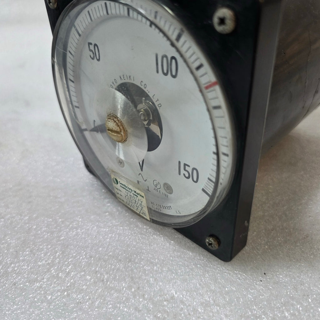 TOYO KEIKI AVF-11 AC VOLTMETER 0–150V ANALOG PANEL METER CLASS 1.5 JIS C1102