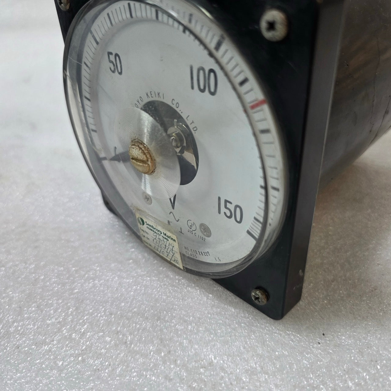 TOYO KEIKI AVF-11 AC VOLTMETER 0–150V ANALOG PANEL METER CLASS 1.5 JIS C1102