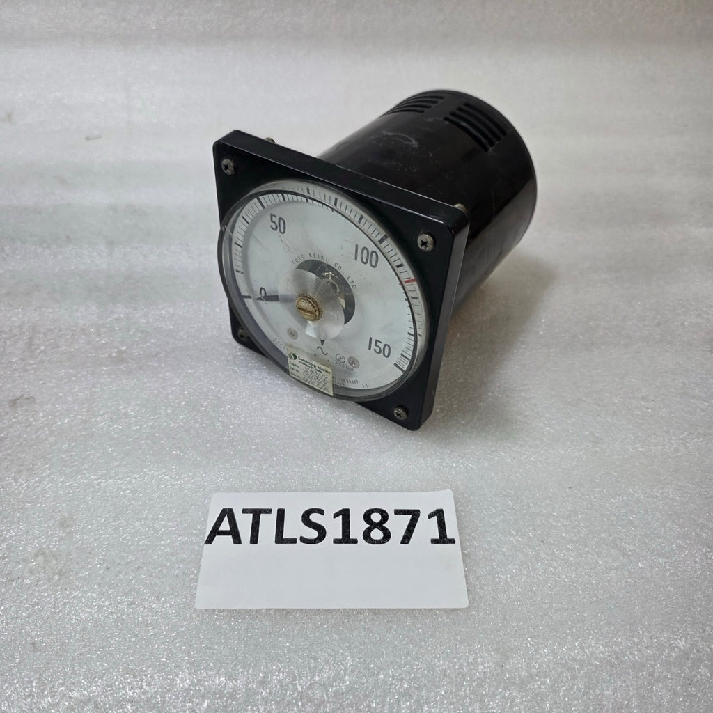 TOYO KEIKI AVF-11 AC VOLTMETER 0–150V ANALOG PANEL METER CLASS 1.5 JIS C1102