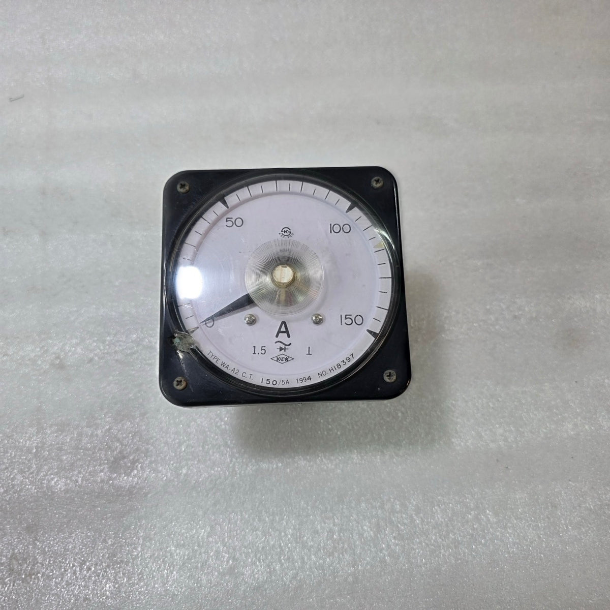 KYONGBO ELECTRIC WA-A2 ANALOG AMMETER 0–150A AC PANEL METER | CT 150/5A | CLASS