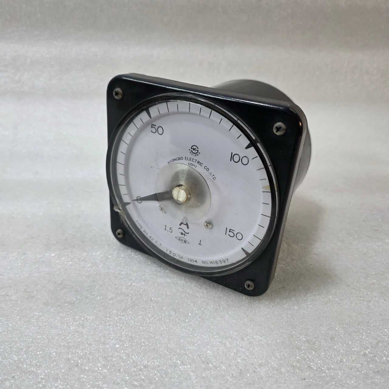 KYONGBO ELECTRIC WA-A2 ANALOG AMMETER 0–150A AC PANEL METER | CT 150/5A | CLASS