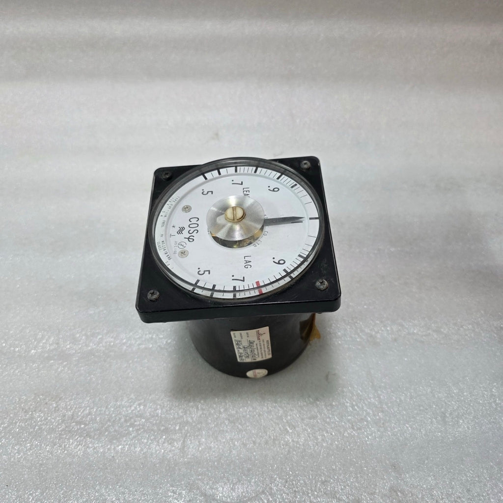 TOYO KEIKI UVF-11N POWER FACTOR METER COSΦ LEAD/LAG PANEL METER | JIS C1102 | 11