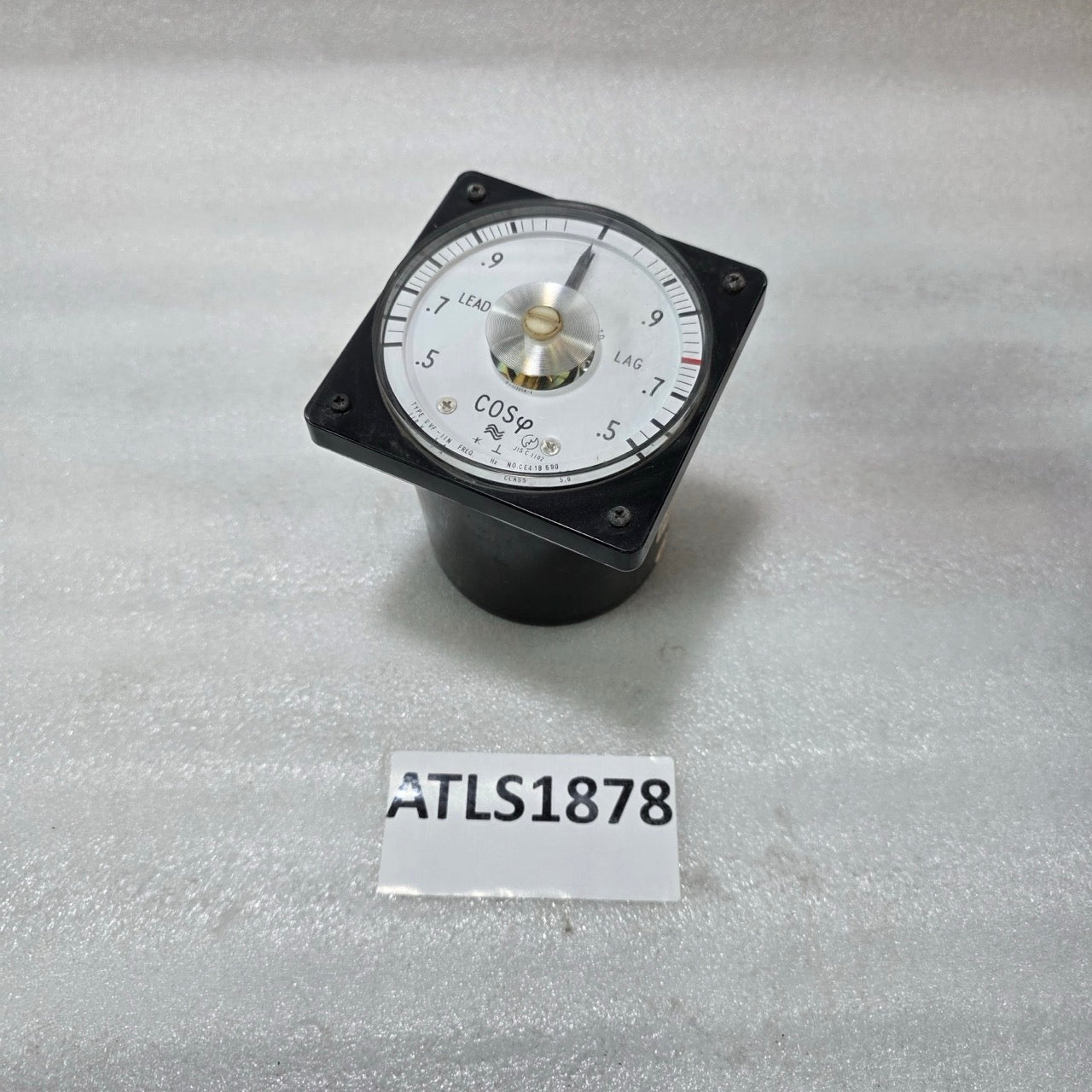 TOYO KEIKI UVF-11N POWER FACTOR METER COSΦ LEAD/LAG PANEL METER | JIS C1102 | 11