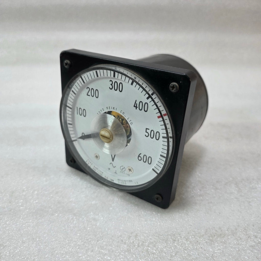 TOYO KEIKI SEVF-11V ANALOG AC VOLTMETER 0–600V PANEL METER | PT 460/115V