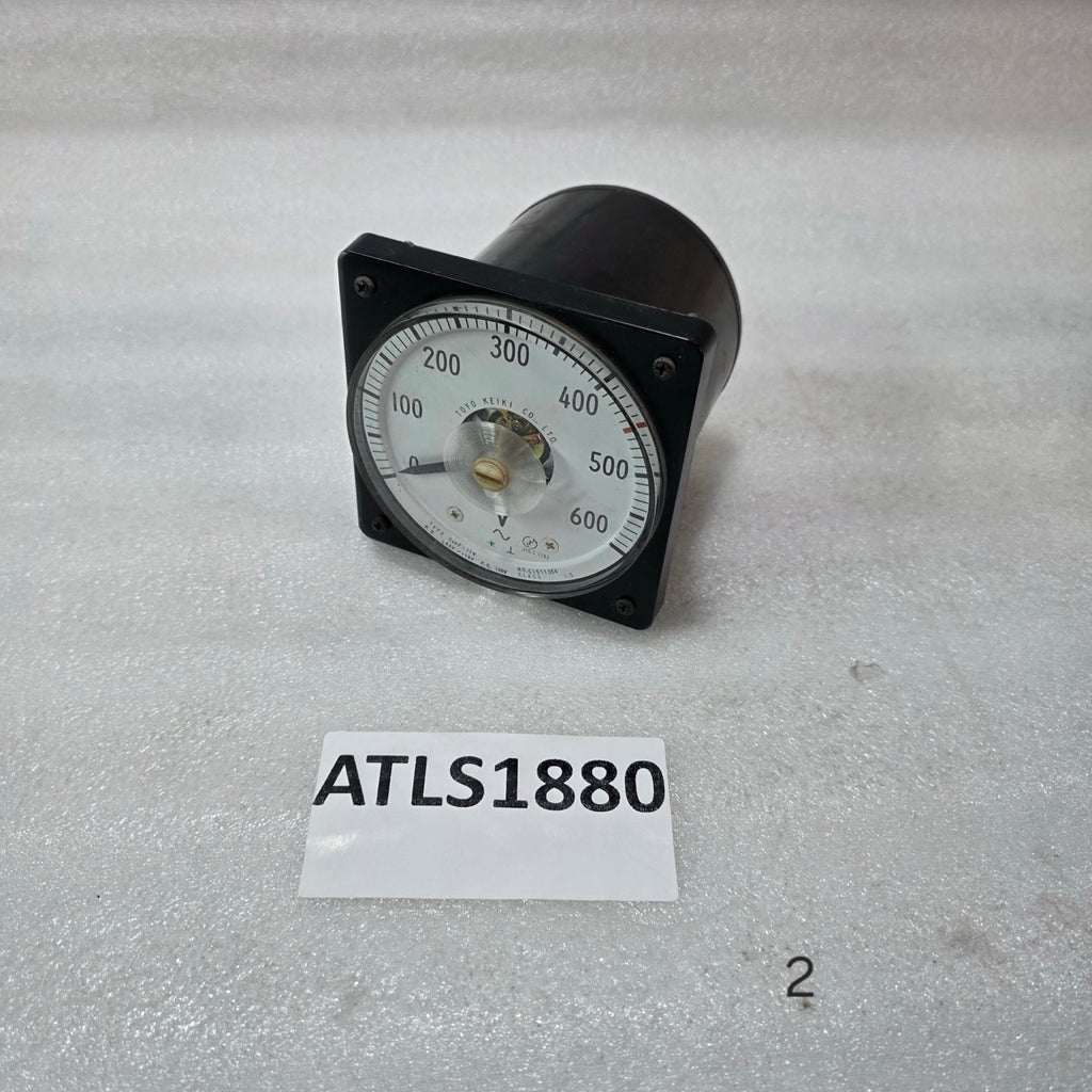 TOYO KEIKI SEVF-11V ANALOG AC VOLTMETER 0–600V PANEL METER | PT 460/115V