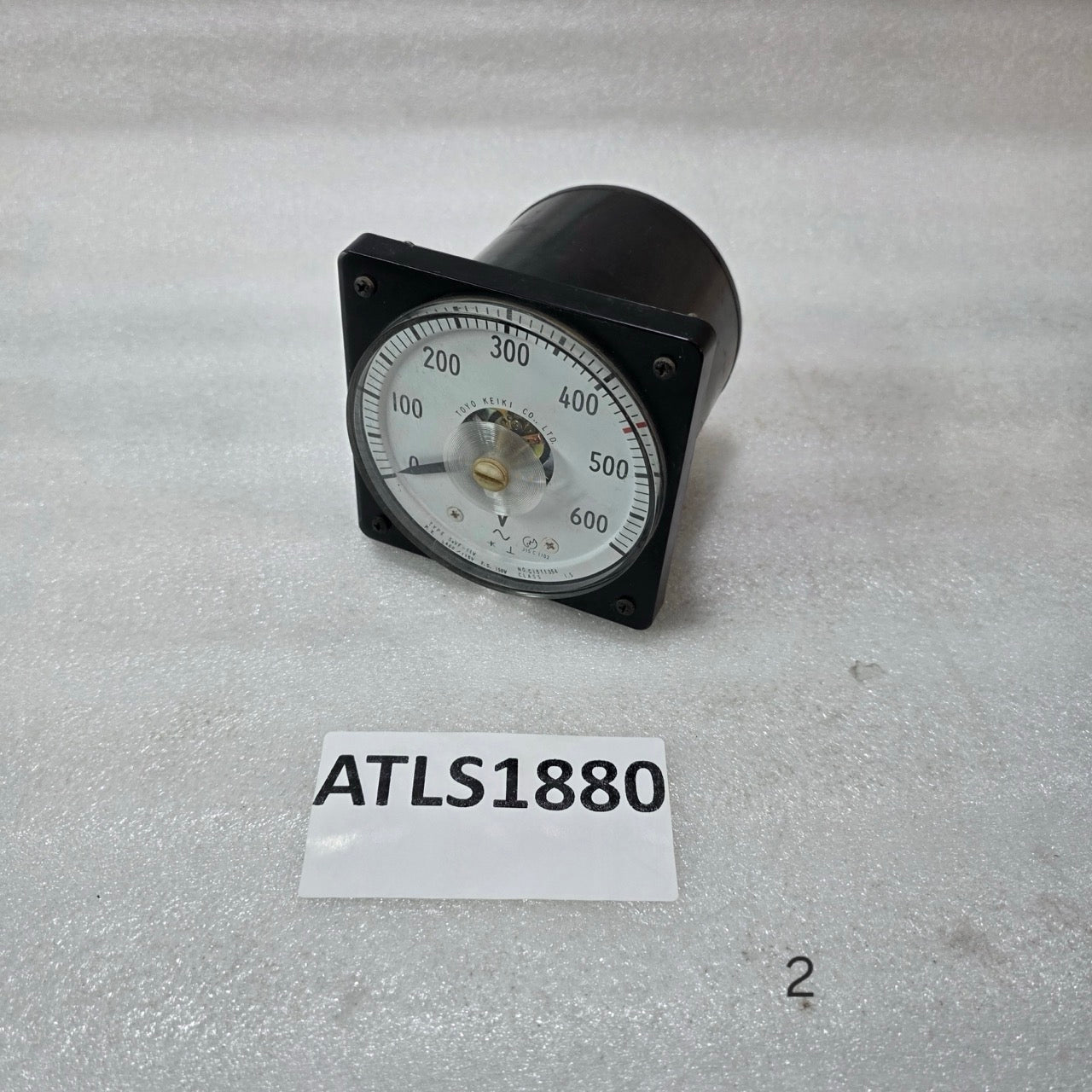 TOYO KEIKI SEVF-11V ANALOG AC VOLTMETER 0–600V PANEL METER | PT 460/115V
