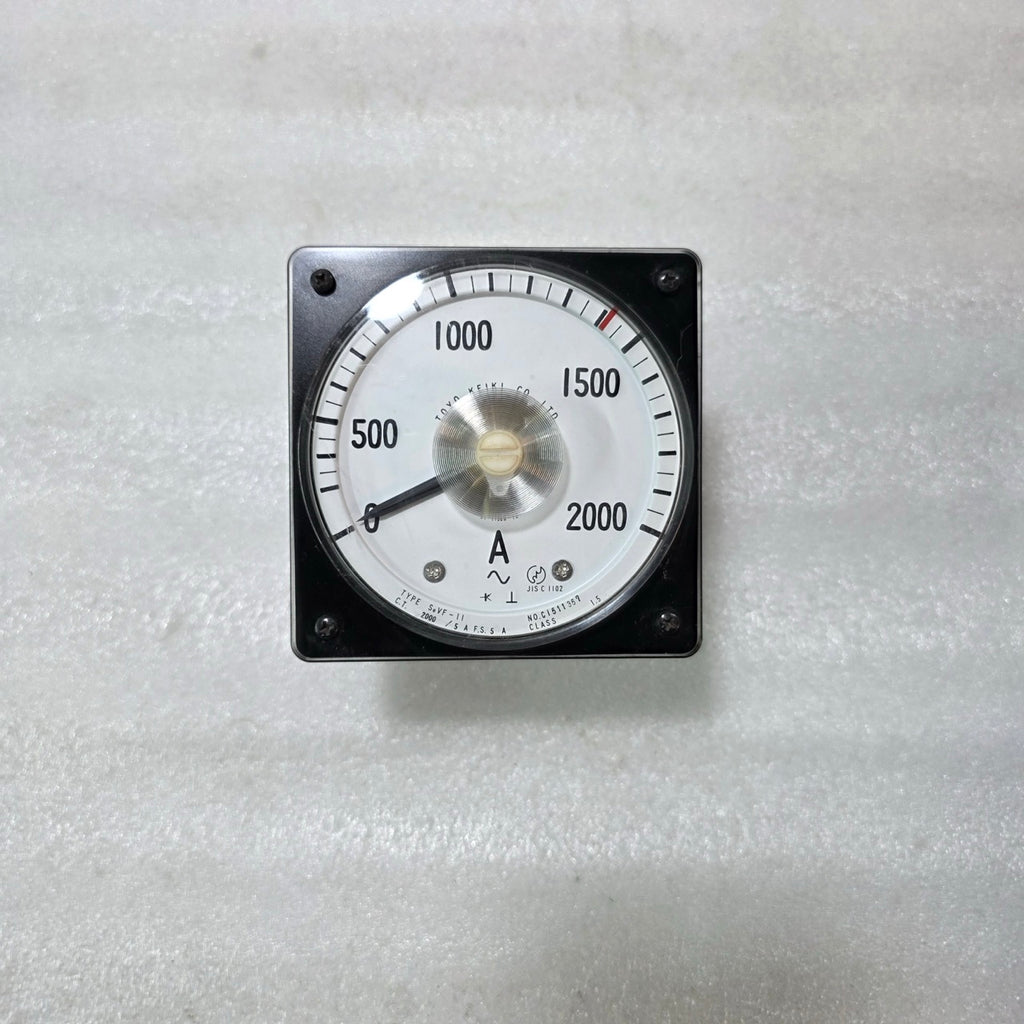 TOYO KEIKI SEVF-11 ANALOG AC AMMETER 0–2000A PANEL METER | CT 2000/5A