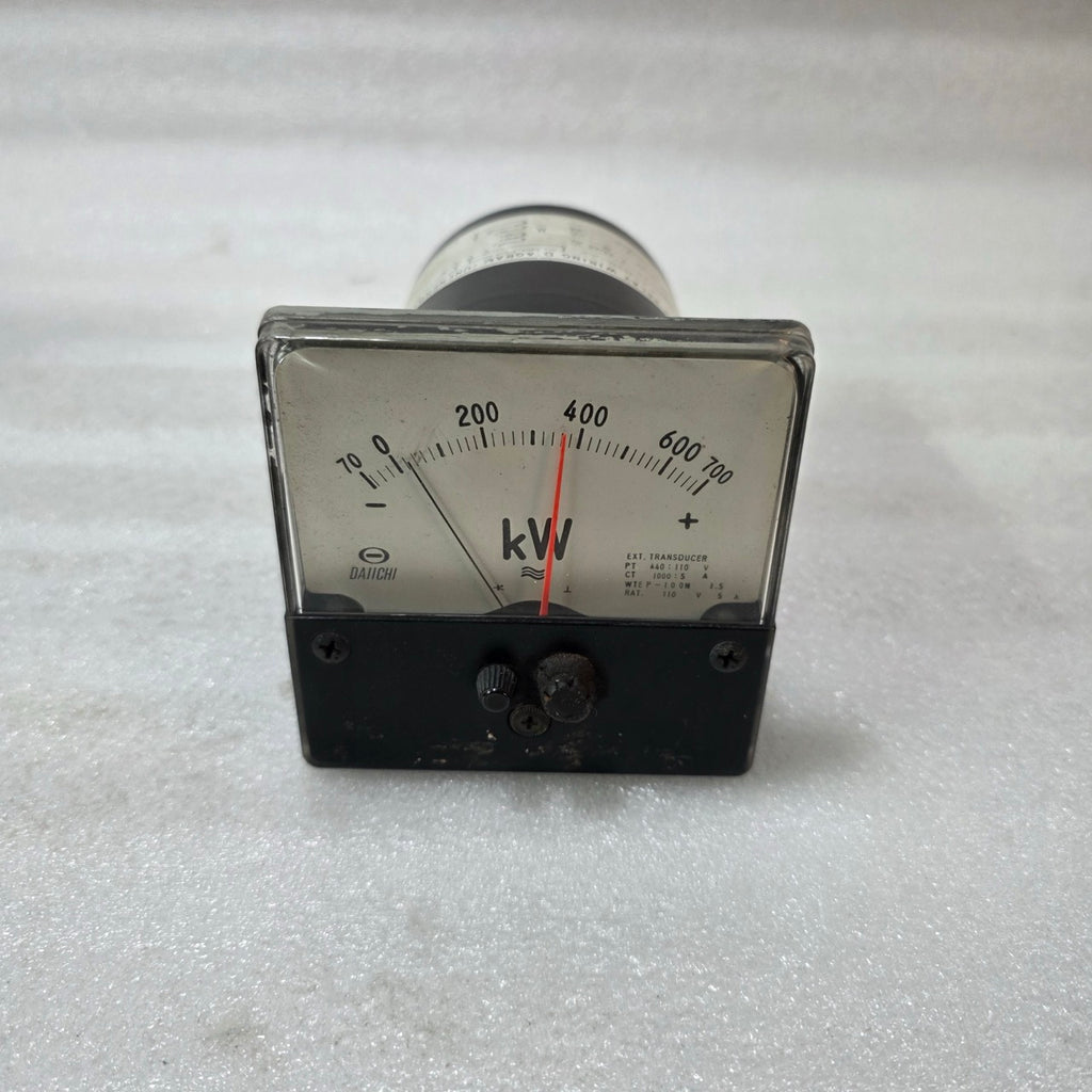 DAICHI KW METER RELAY WTEP-100N PANEL MOUNT POWER METER WITH RELAY OUTPUT
