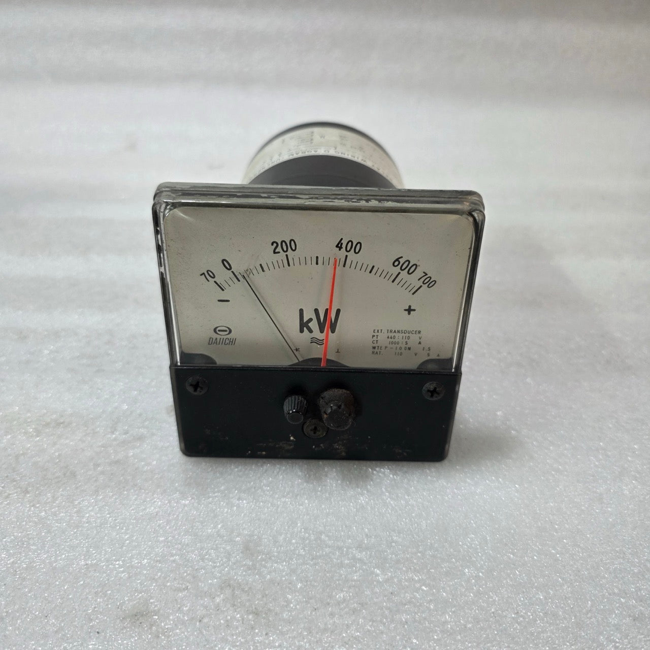 DAICHI KW METER RELAY WTEP-100N PANEL MOUNT POWER METER WITH RELAY OUTPUT
