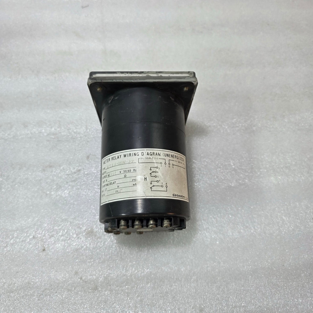 DAICHI KW METER RELAY WTEP-100N PANEL MOUNT POWER METER WITH RELAY OUTPUT