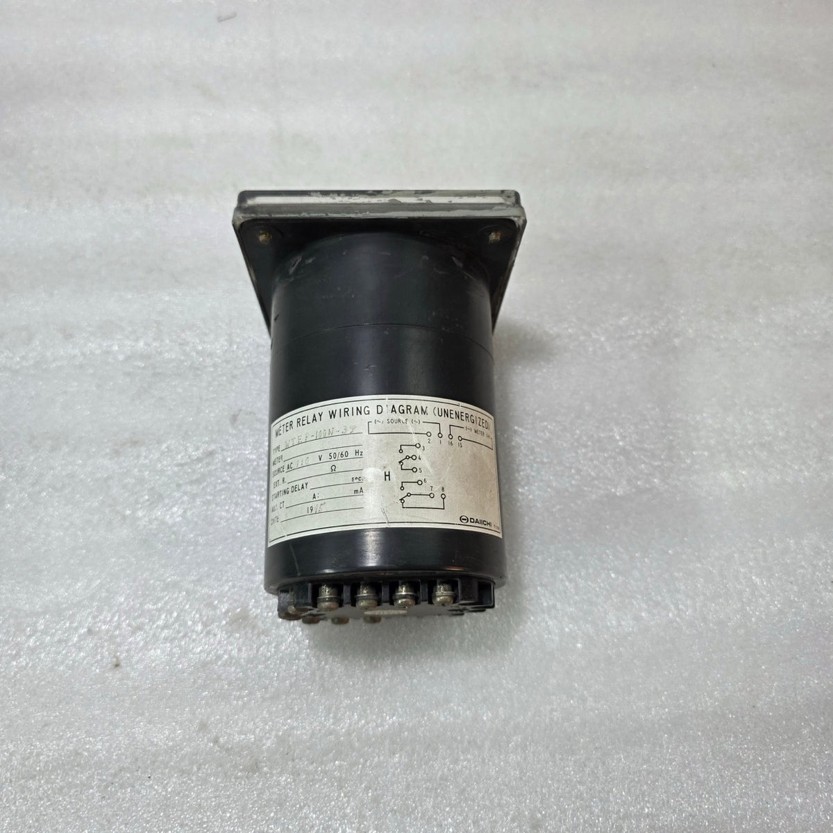 DAICHI KW METER RELAY WTEP-100N PANEL MOUNT POWER METER WITH RELAY OUTPUT