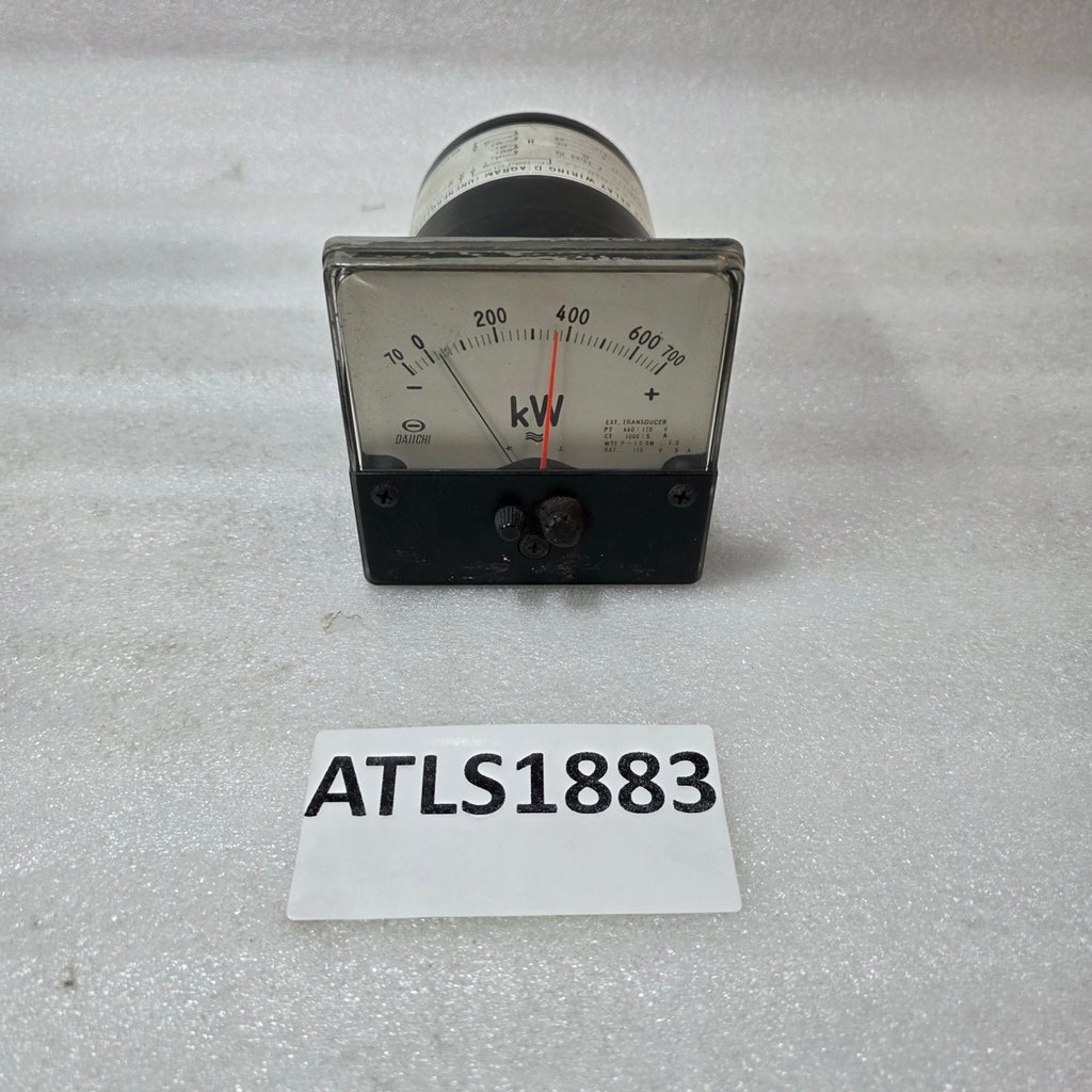 DAICHI KW METER RELAY WTEP-100N PANEL MOUNT POWER METER WITH RELAY OUTPUT