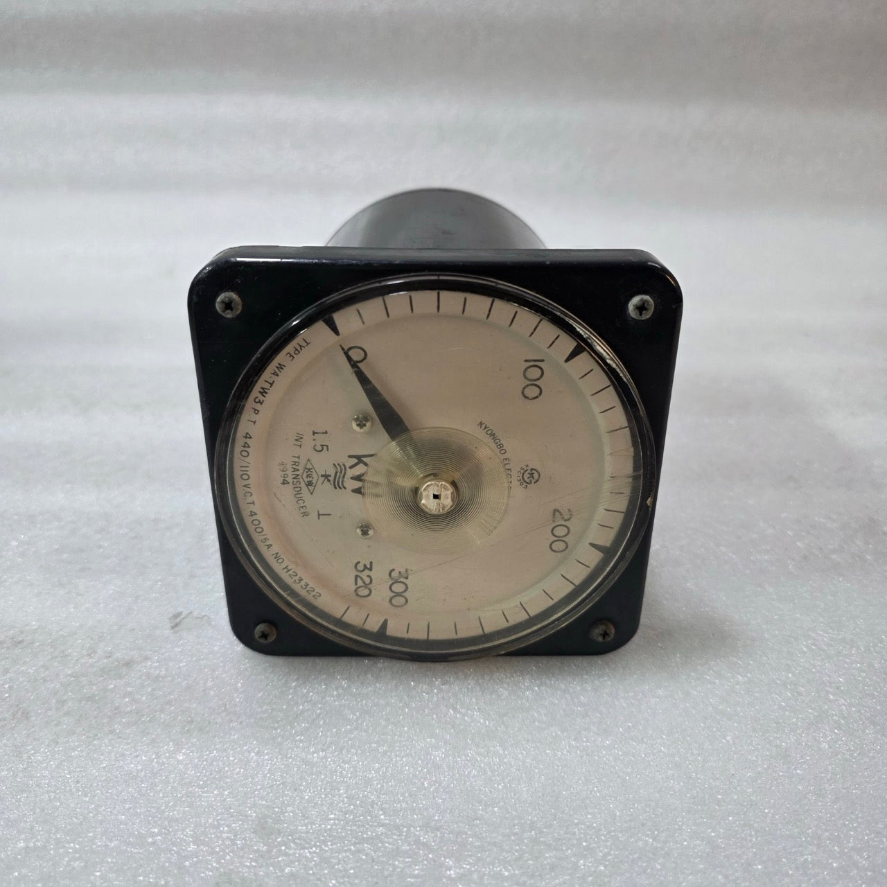 KYONGBO ELECTRIC WA TW3 ANALOG WATTMETER 0–320KW  PT 440/110V CT 400/5A 60HZ