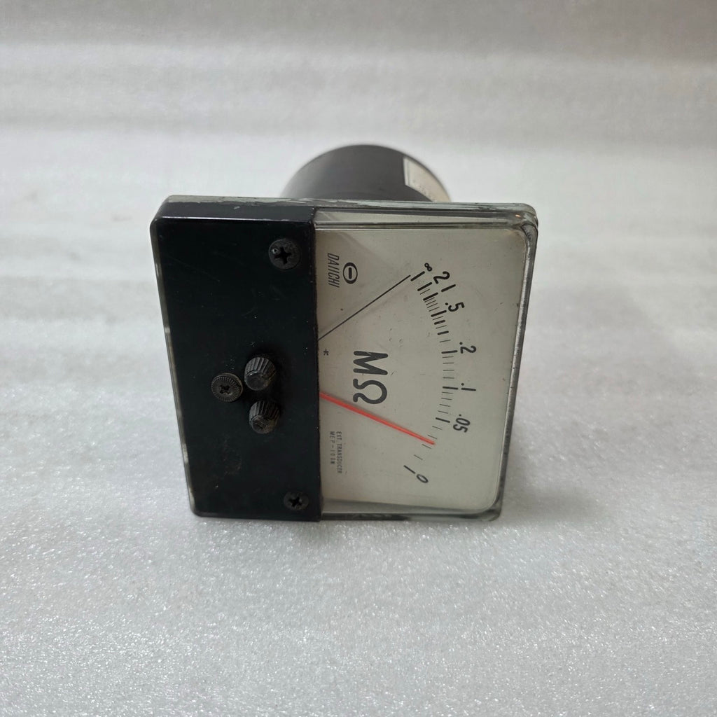 DAIICHI MEP-100N ANALOG MEGOHMMETER PANEL METER MΩ INSULATION RESISTANCE GAUGE