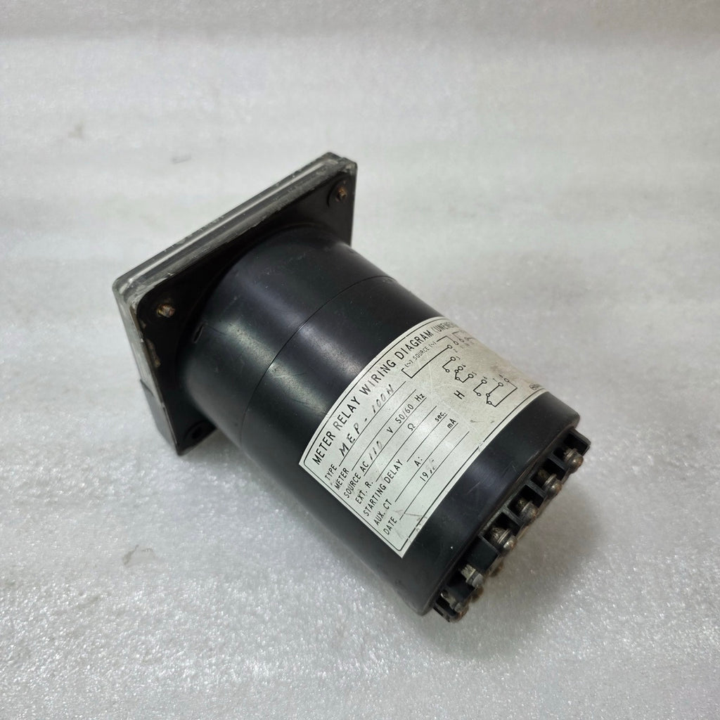 DAIICHI MEP-100N ANALOG MEGOHMMETER PANEL METER MΩ INSULATION RESISTANCE GAUGE
