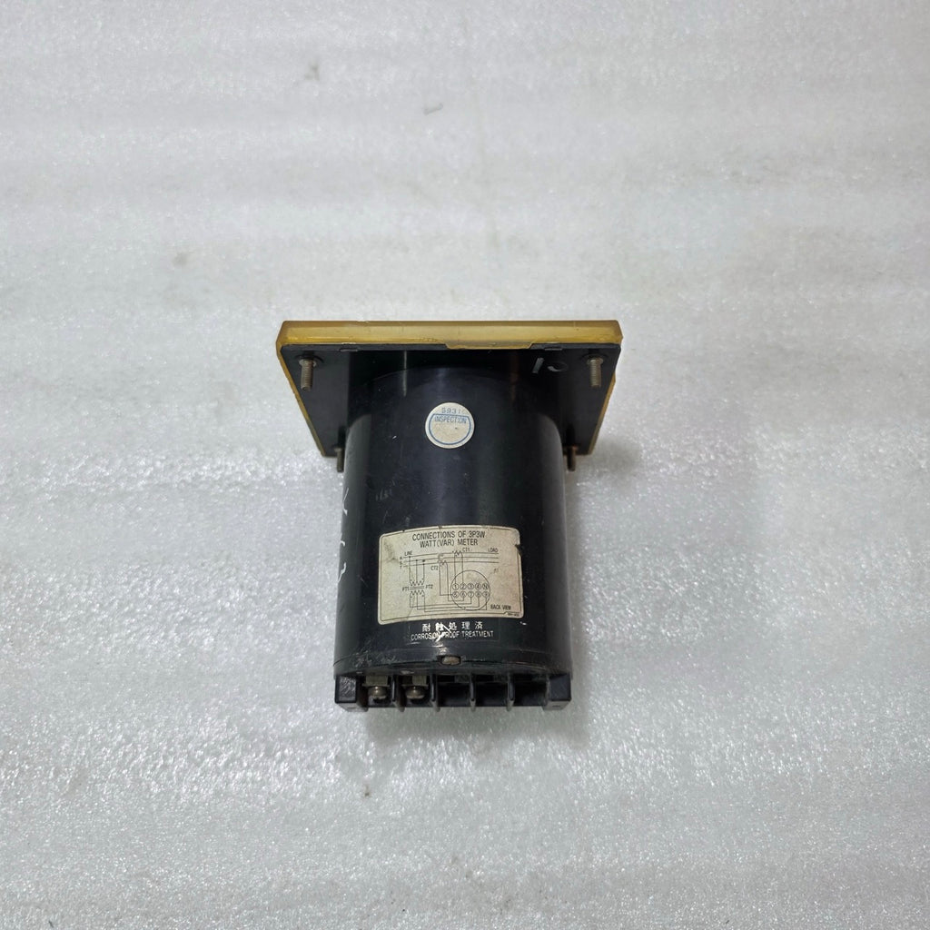 TOYO KEIKI ECF-12NB ANALOG KILOWATT METER 0–600 KW PT 460/115V CT 1000/5A PANEL
