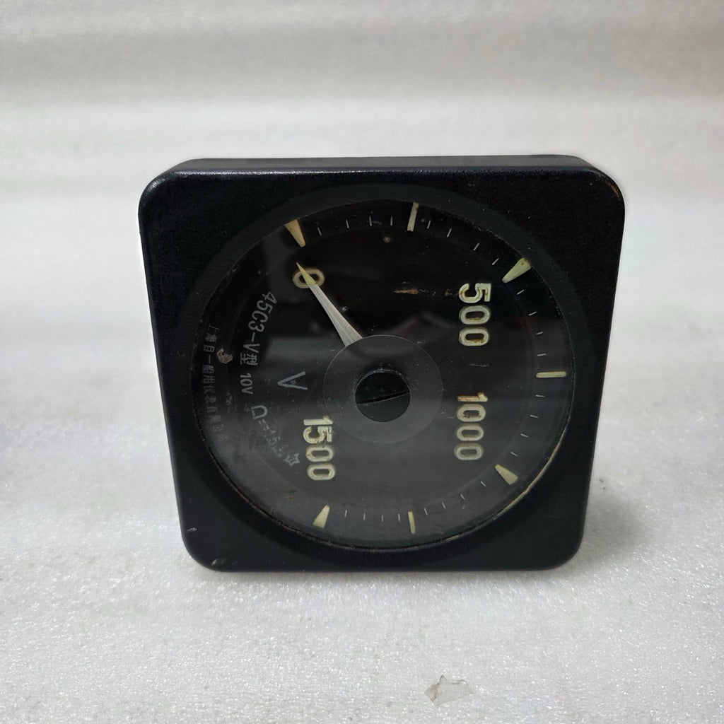 SHANGHAI ZI YI MARINE 45C3-V ANALOG VOLTMETER PANEL METER 0–1500V | 10V INPUT