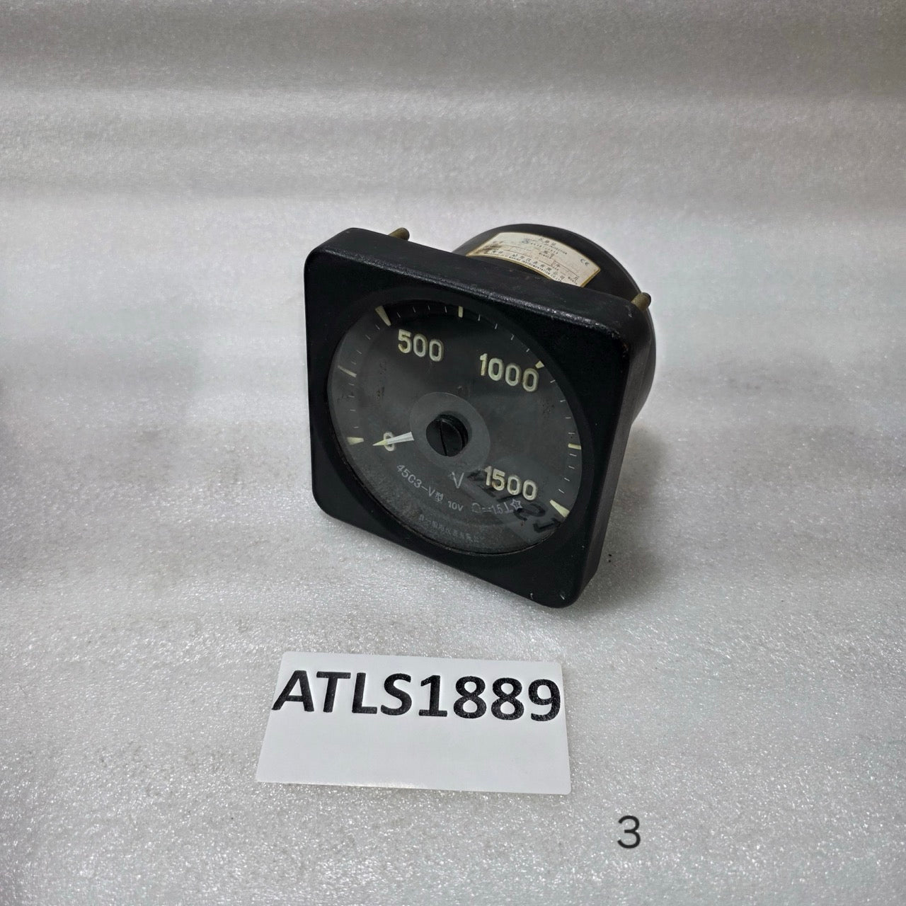 SHANGHAI ZI YI MARINE 45C3-V ANALOG VOLTMETER PANEL METER 0–1500V | 10V INPUT