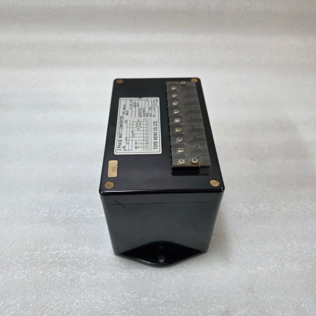 TOYO KEIKI ERM-5A THREE PHASE WATT CONVERTER ±600KW POWER TRANSDUCER 660/110V 75