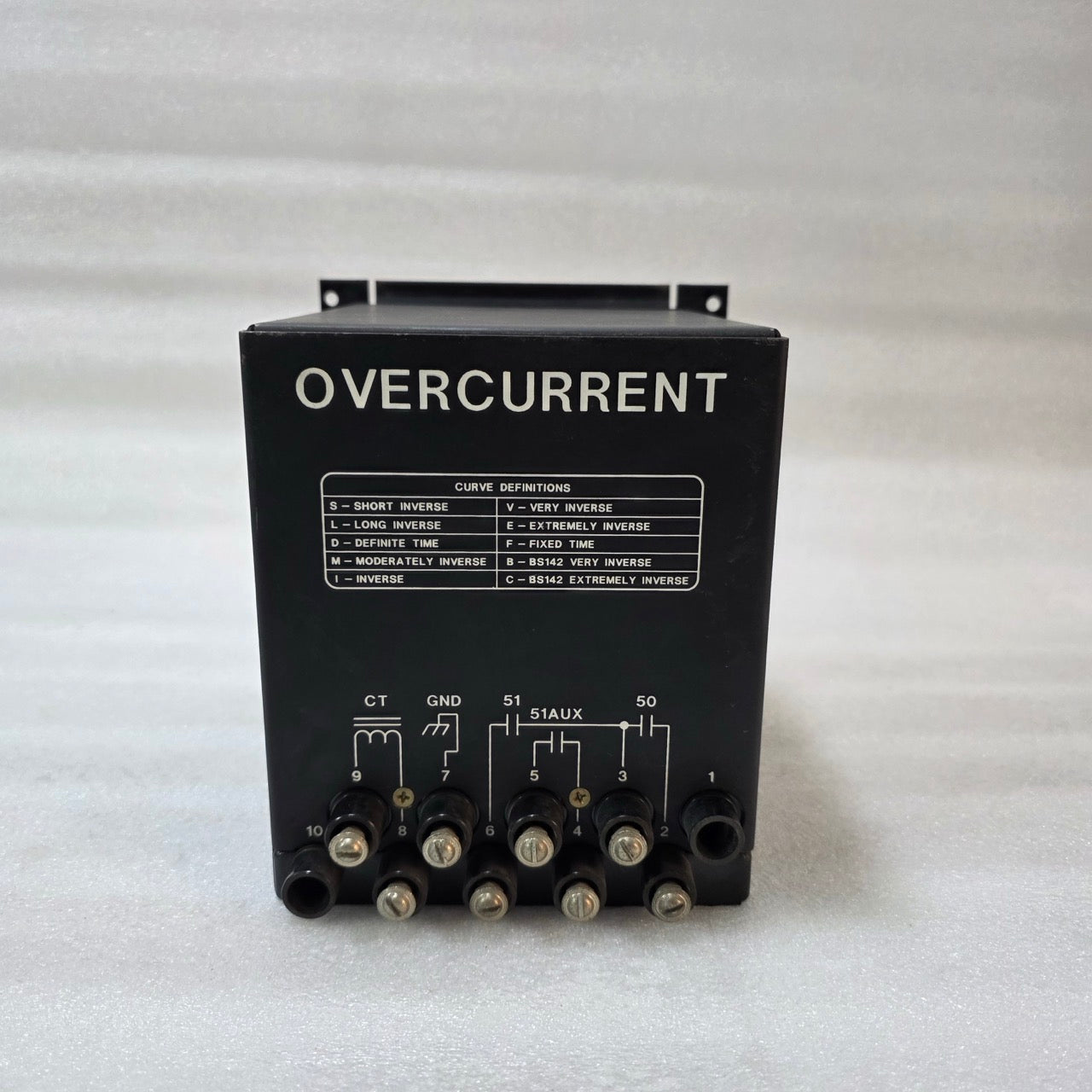 BASLER ELECTRIC BE1-50/51B-105 OVERCURRENT PROTECTION RELAY TIME & INSTANTANEOUS