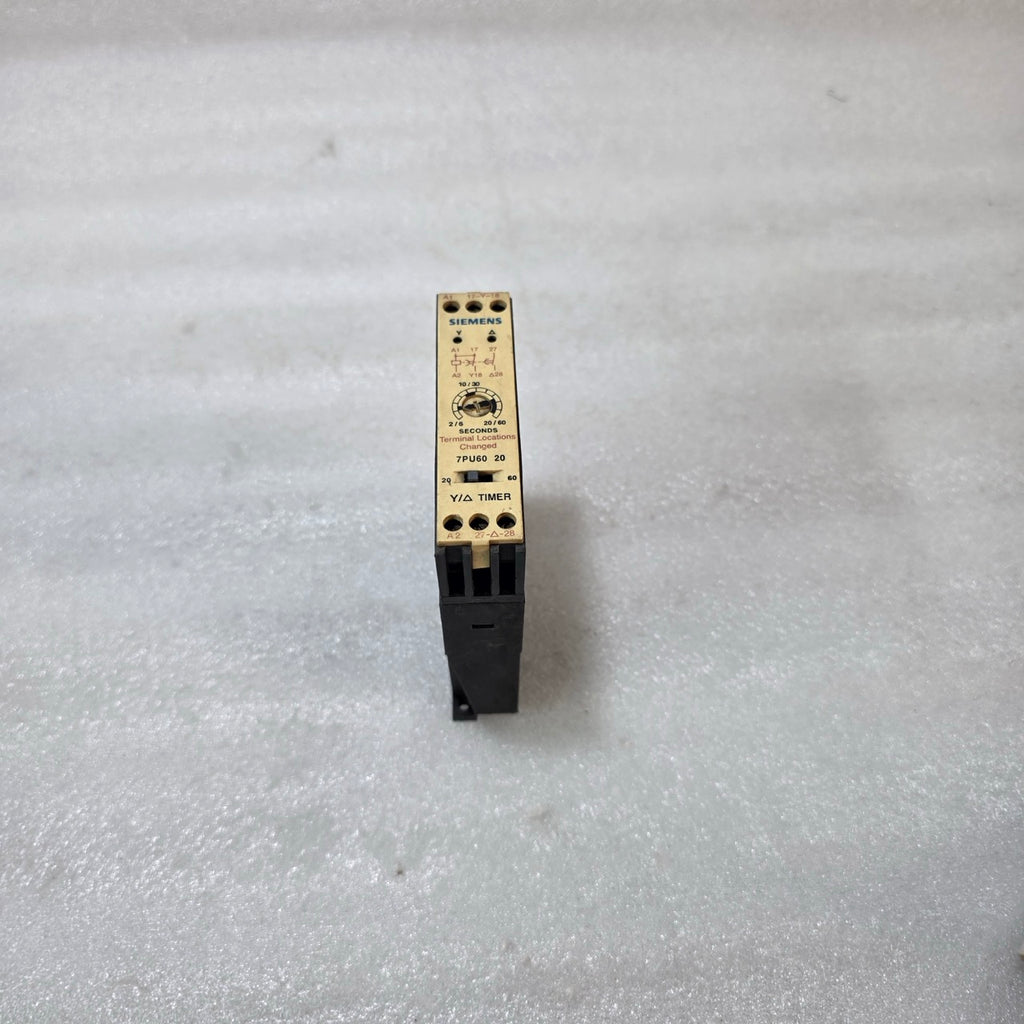 SIEMENS Y/Δ TIMER STAR-DELTA TIMER 7PU60 20 3N12