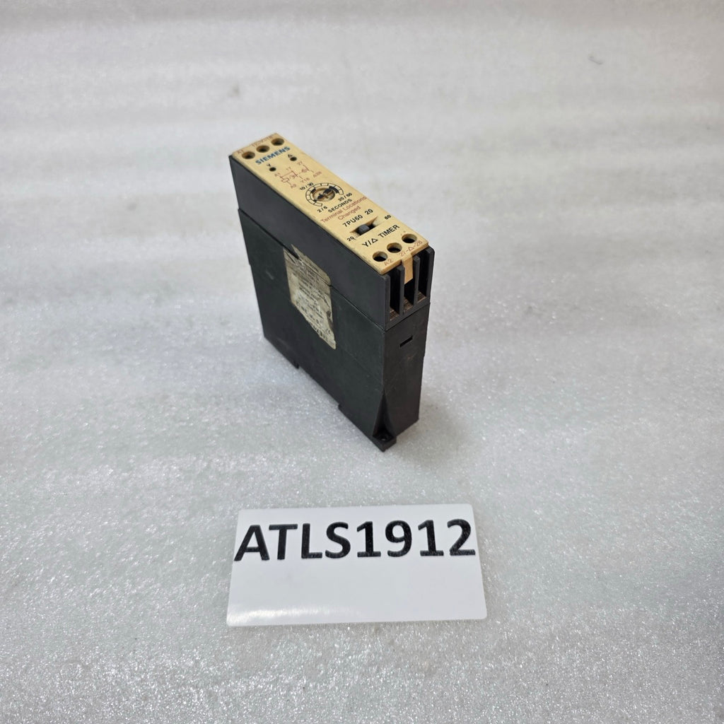 SIEMENS Y/Δ TIMER STAR-DELTA TIMER 7PU60 20 3N12