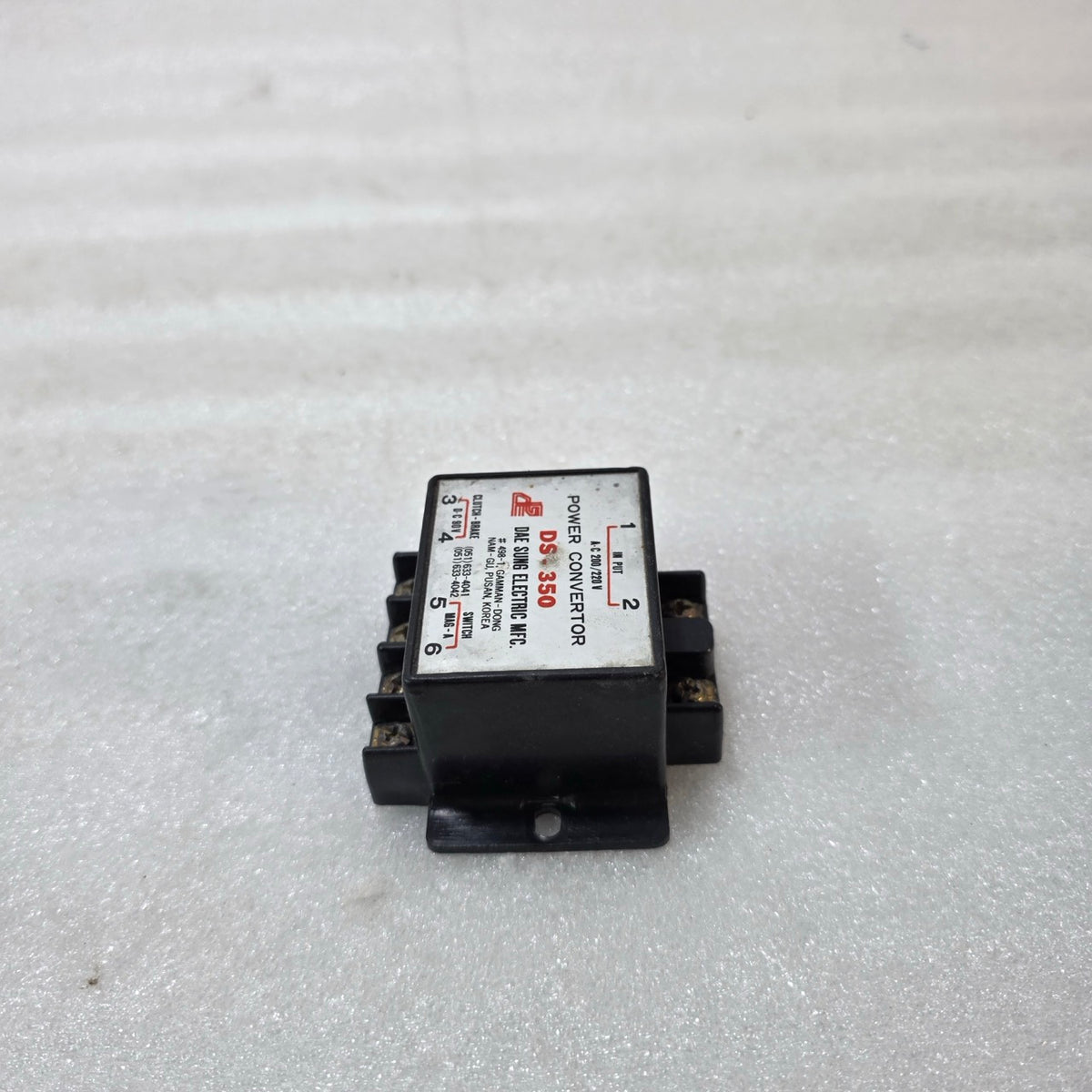 DAE SUNG DS-350 POWER CONVERTER AC 200/220V TO DC 90V CLUTCH BRAKE POWER SUPPLY