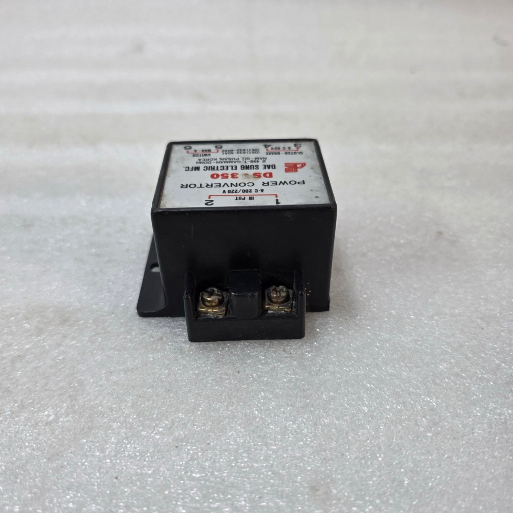 DAE SUNG DS-350 POWER CONVERTER AC 200/220V TO DC 90V CLUTCH BRAKE POWER SUPPLY