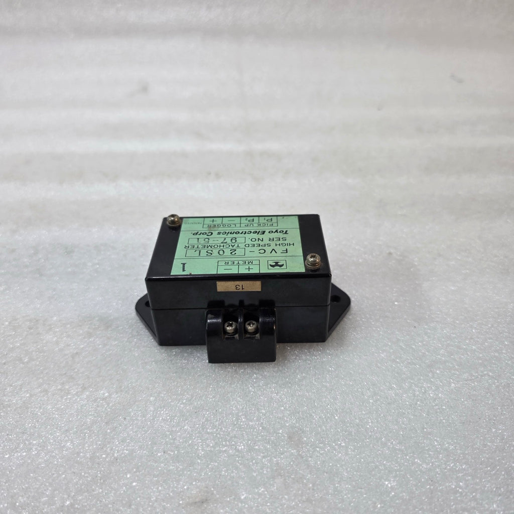TOYO ELECTRONICS FVC-20SL HIGH SPEED TACHOMETER FREQUENCY TO VOLTAGE CONVERTER