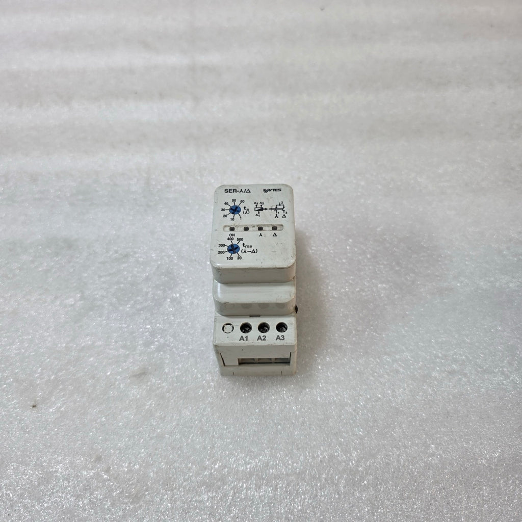 ENTES SER-Y/Δ Y2722 REV.1 STAR-DELTA TIMER RELAY 220–230VAC / 24VAC-DC, 2NO, 5A
