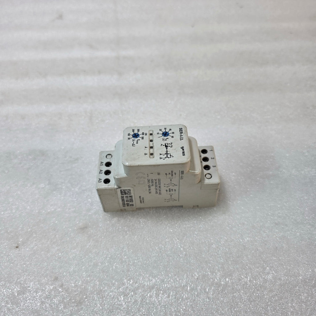 ENTES SER-Y/Δ Y2722 REV.1 STAR-DELTA TIMER RELAY 220–230VAC / 24VAC-DC, 2NO, 5A