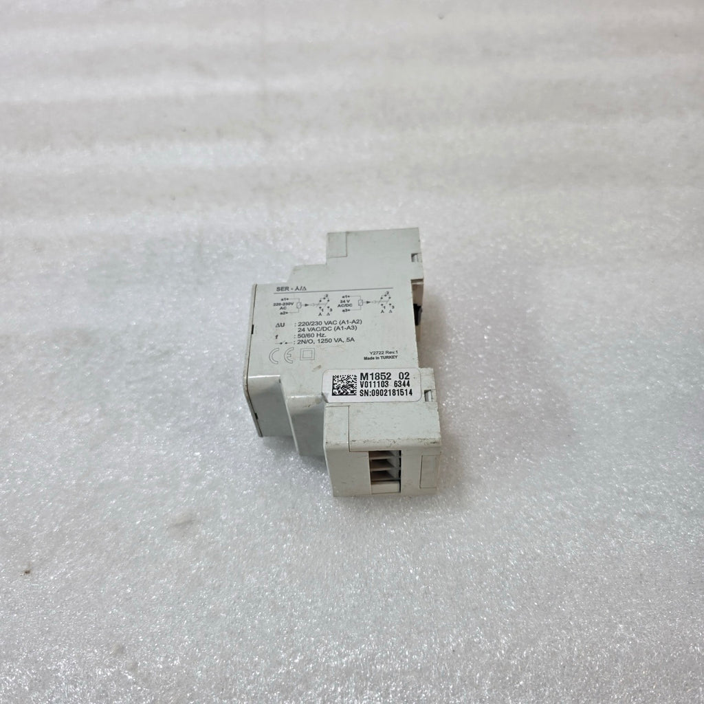 ENTES SER-Y/Δ Y2722 REV.1 STAR-DELTA TIMER RELAY 220–230VAC / 24VAC-DC, 2NO, 5A