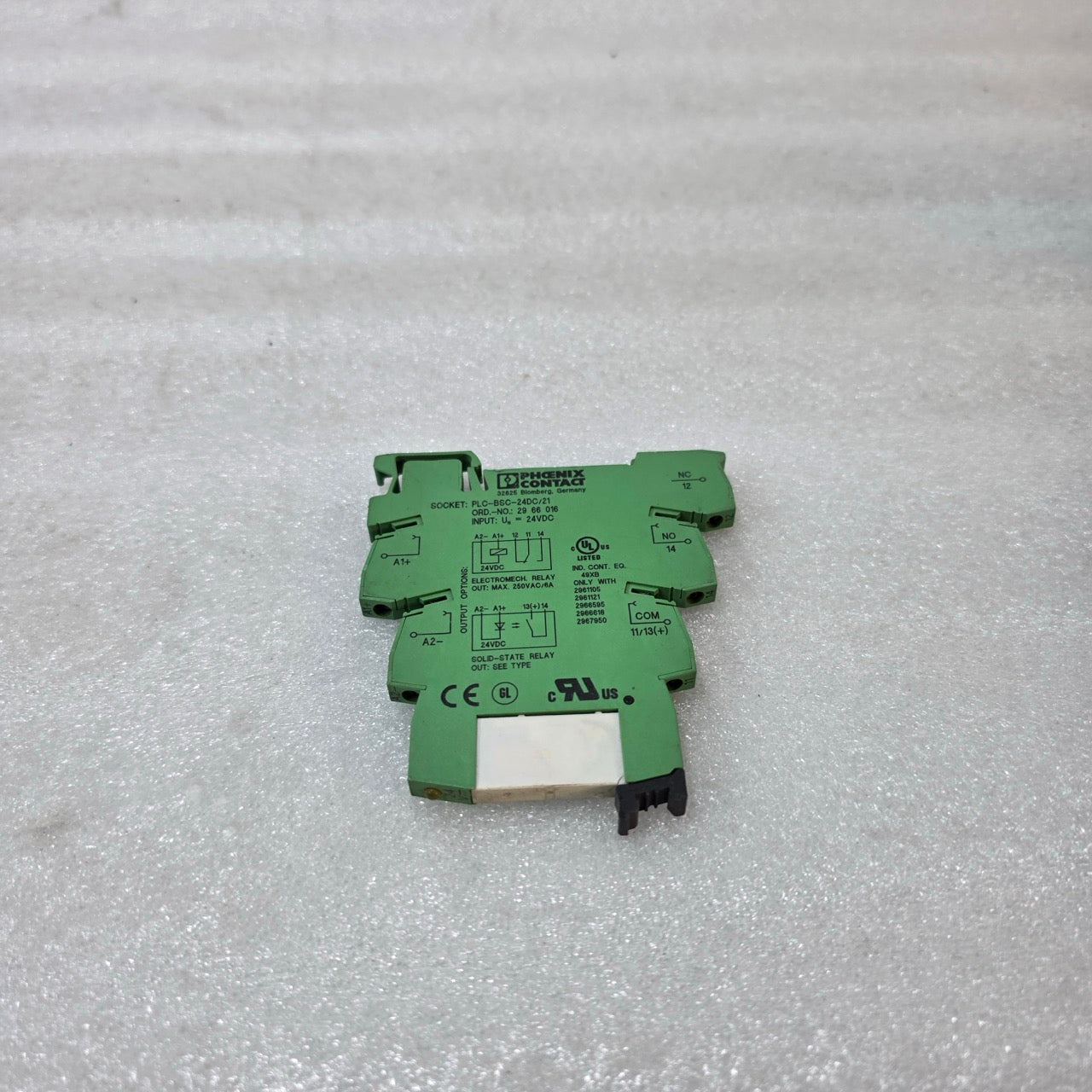12 UNIT X PHOENIX CONTACT PLC-BSC-24DC/21 INTERFACE MODULE 2966016 LOT OF 12 PC