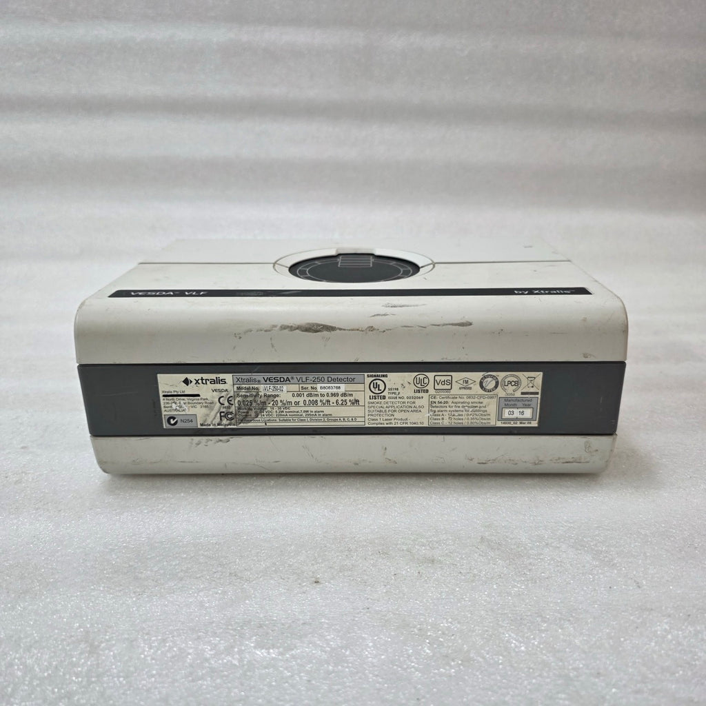 XTRALIS VESDA VLF-250 ASPIRATING SMOKE DETECTOR – HIGH SENSITIVITY FOR PARTS