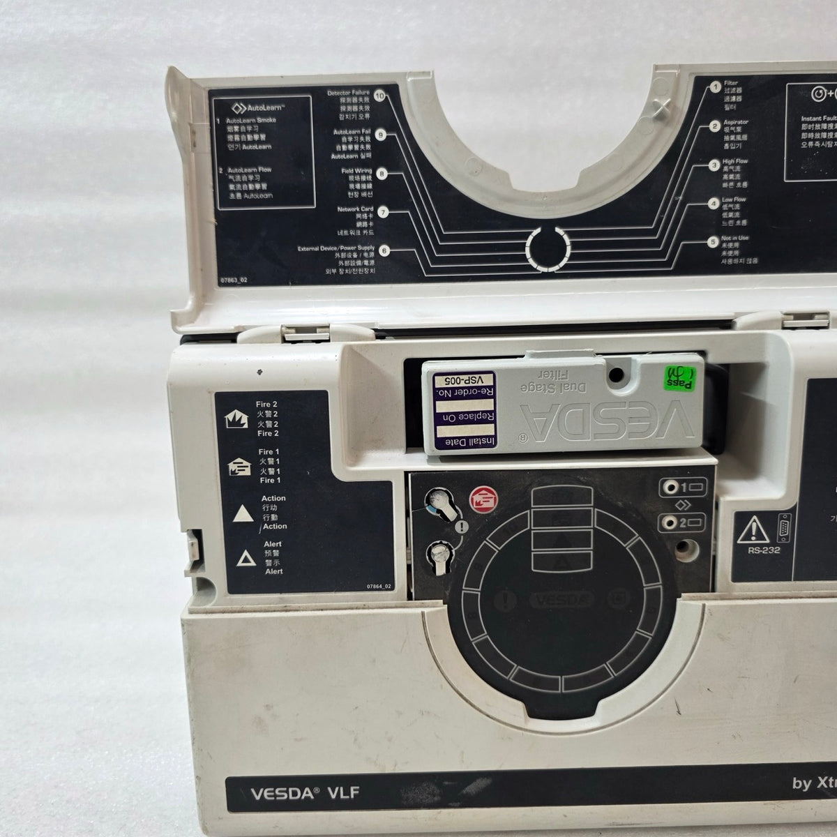 XTRALIS VESDA VLF-250 ASPIRATING SMOKE DETECTOR – HIGH SENSITIVITY FOR PARTS