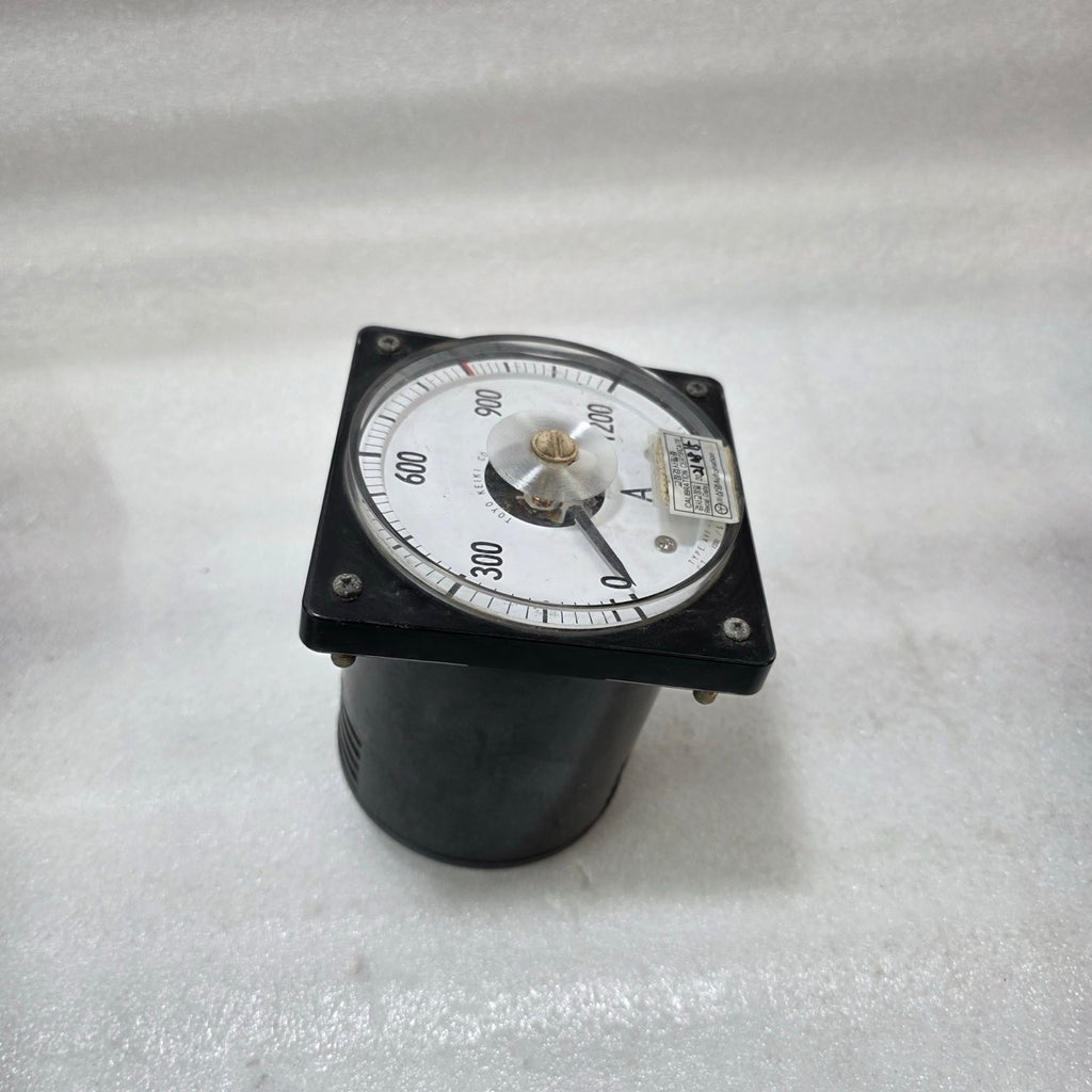 TOYO KEIKI AVF-11 PANEL METER CT 1200/5A ANALOG AMMETER  AC CURRENT METER