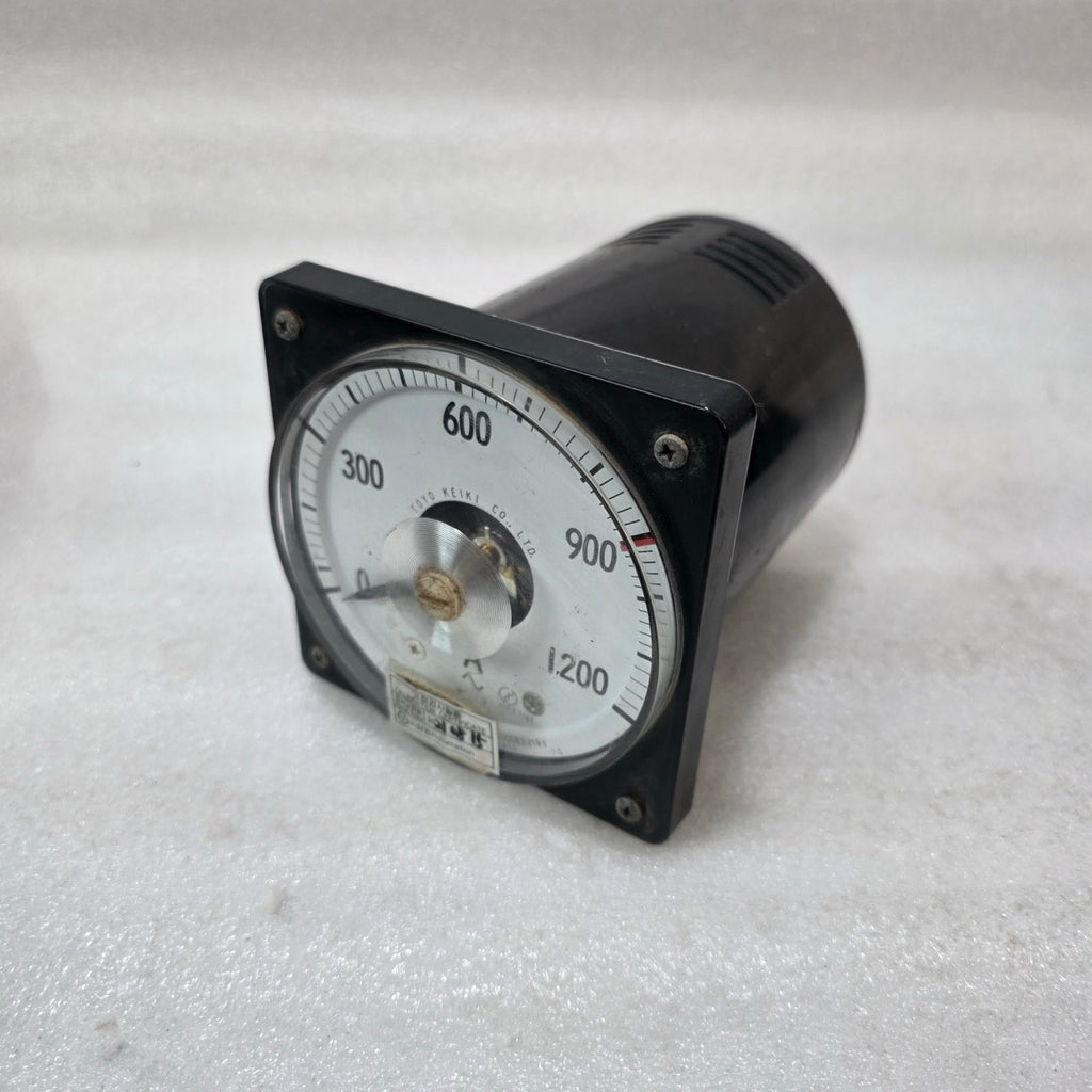 TOYO KEIKI AVF-11 PANEL METER CT 1200/5A ANALOG AMMETER  AC CURRENT METER