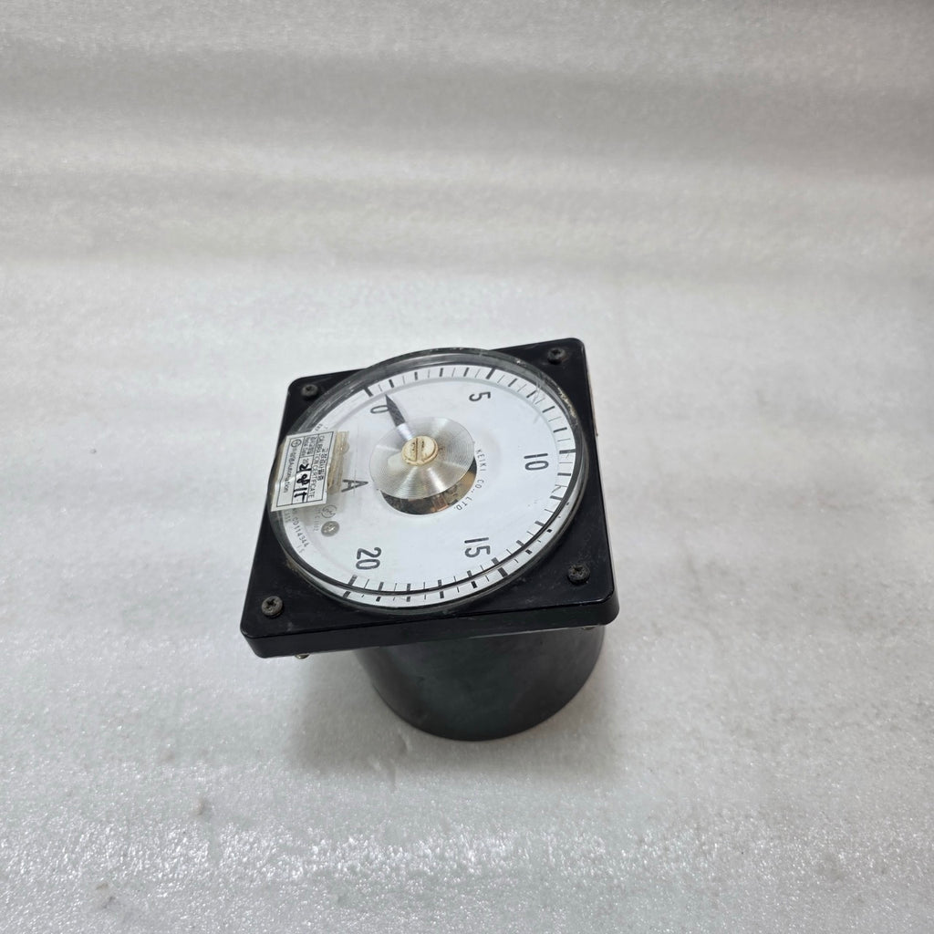 TOYO KEIKI DVF-11 0–20A ANALOG AMMETER DC PANEL METER EXTERNAL SHUNT 50MV