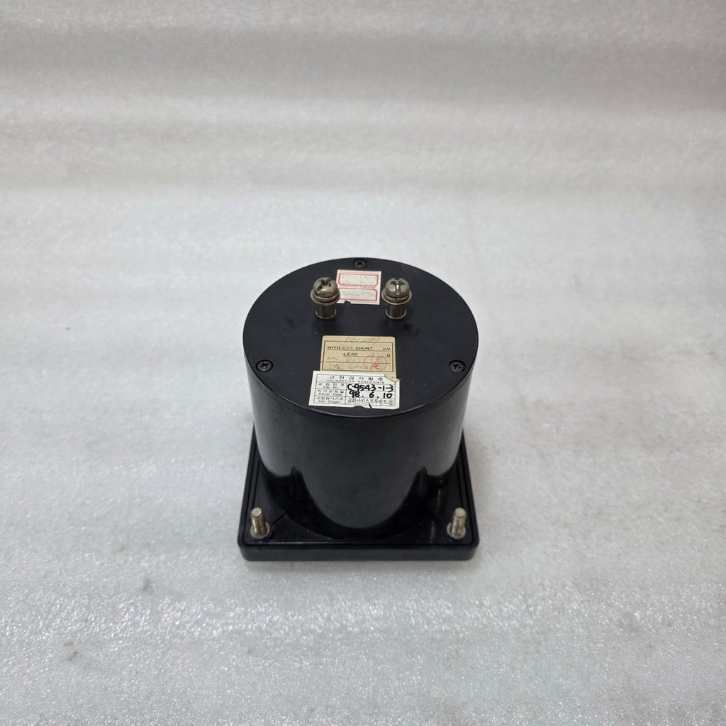 TOYO KEIKI DVF-11 0–20A ANALOG AMMETER DC PANEL METER EXTERNAL SHUNT 50MV