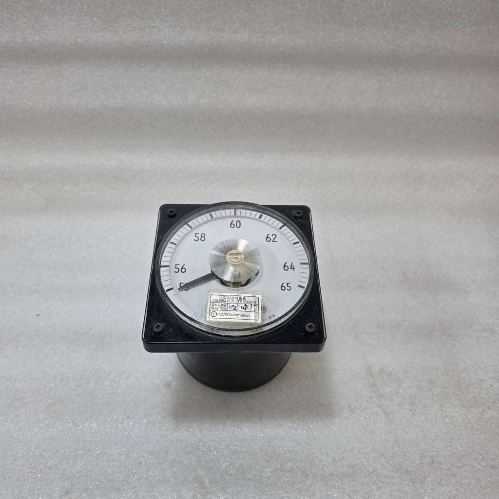 TOYO KEIKI FVF-11 55–65 HZ ANALOG FREQUENCY METER 110V CLASS 0.5