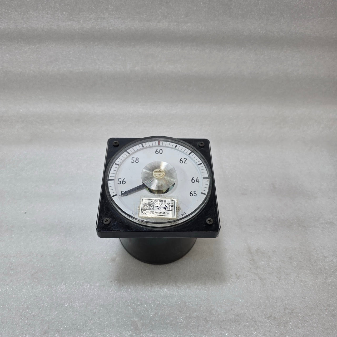 TOYO KEIKI FVF-11 55–65 HZ ANALOG FREQUENCY METER 110V CLASS 0.5