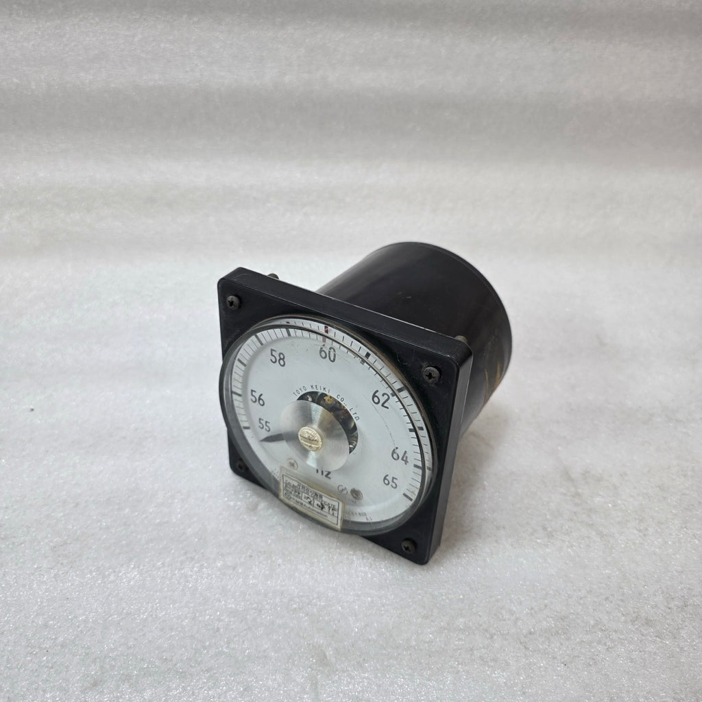 TOYO KEIKI FVF-11 55–65 HZ ANALOG FREQUENCY METER 110V CLASS 0.5